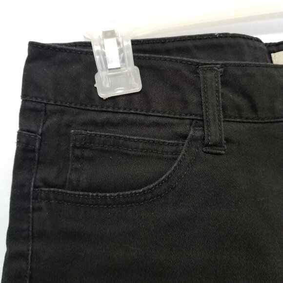 BeBop shorts 3 black twill stretch basic low rise waist shortie classic Y2K - Picture 3 of 14